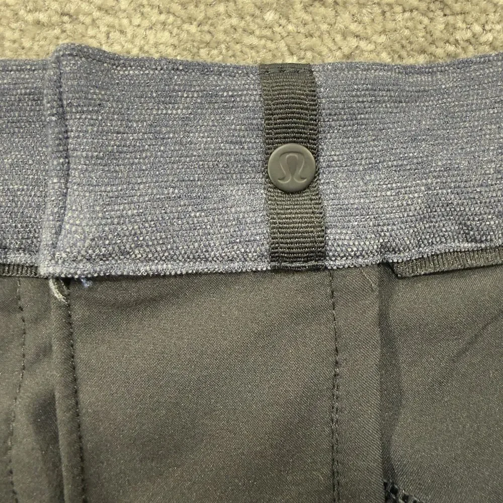 Lululemon ABC Classic Fit Straight Leg Warpstreme Five Pocket Pant Blue 34X32